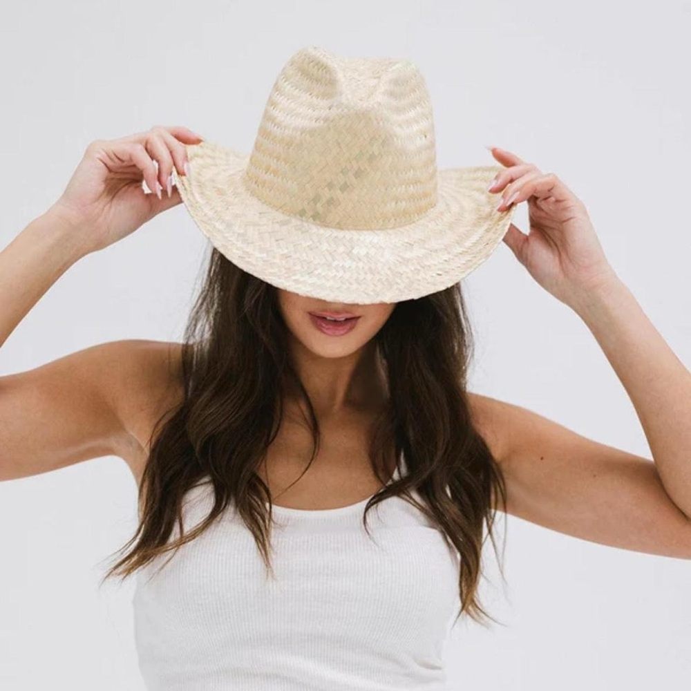 Gigi Pip Codi Western Cowboy Hat in Natural